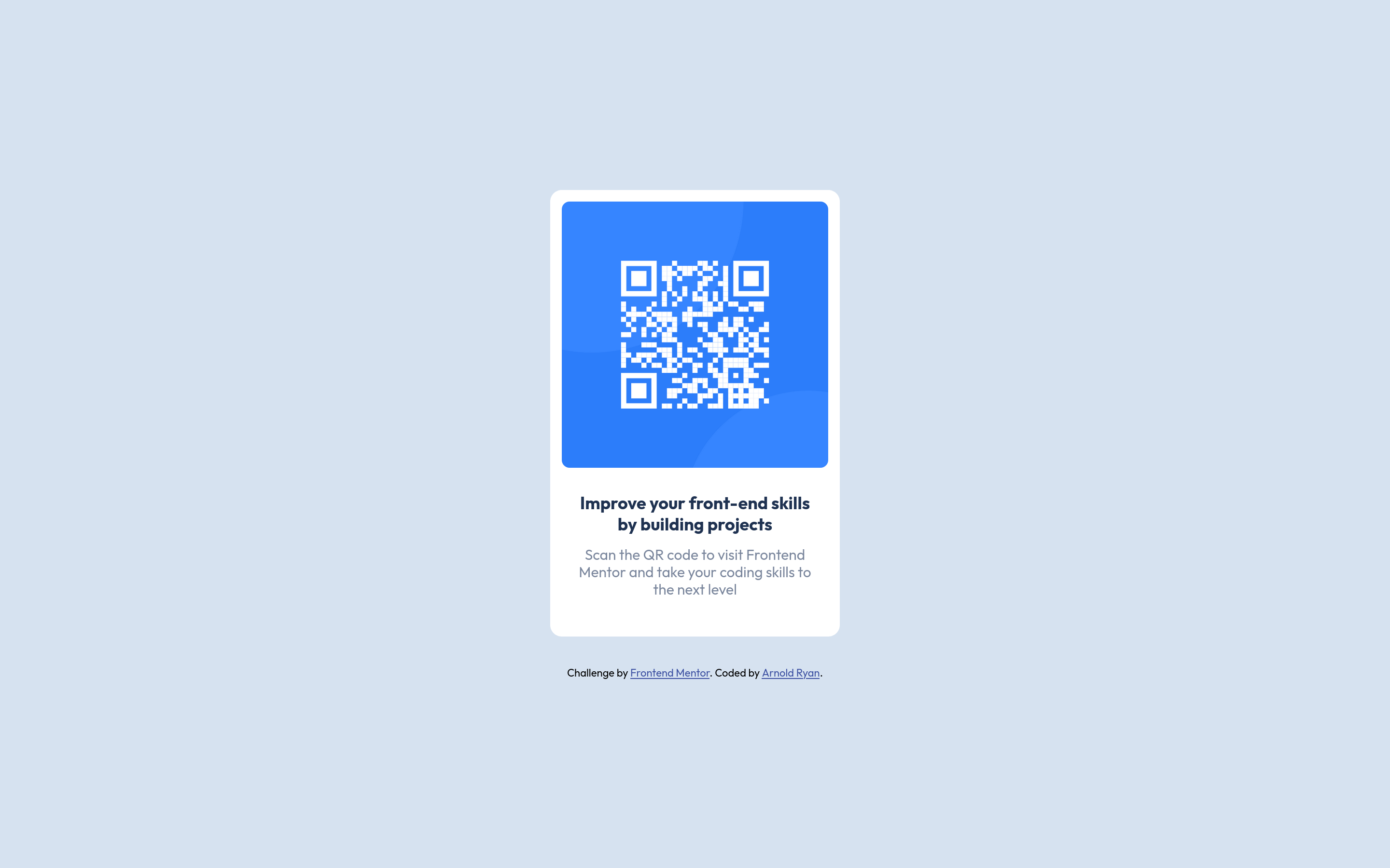 image of qr card component